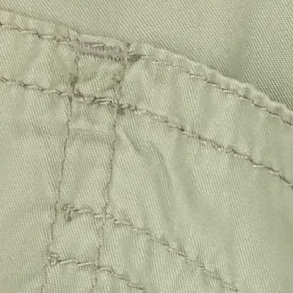 Faded Glory 100% cotton Khaki Natural Green Mini Skirt - Picture 7 of 7